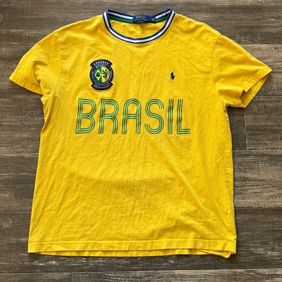 Polo Ralph Lauren Other - Polo Ralph Lauren Brazil soccer shirt jersey M
